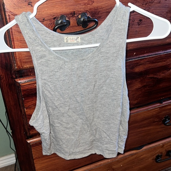 NWOT Free People High Neck Crop Tank - Picture 3 of 5